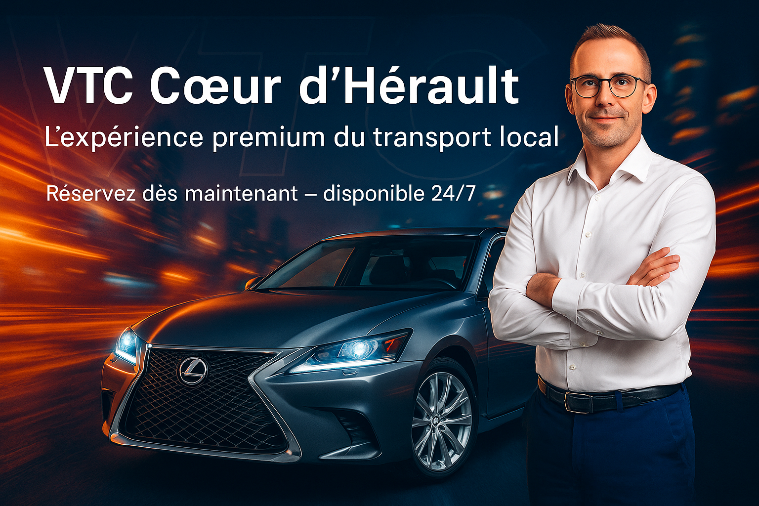 Véhicule VTC Cœur d'Hérault – Hero